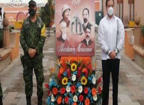 Realizaron acto por la Revolución Realizaron acto por la Revolución