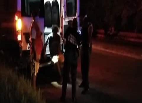Motociclista herido en un choque contra auto Motociclista herido en un choque contra auto
