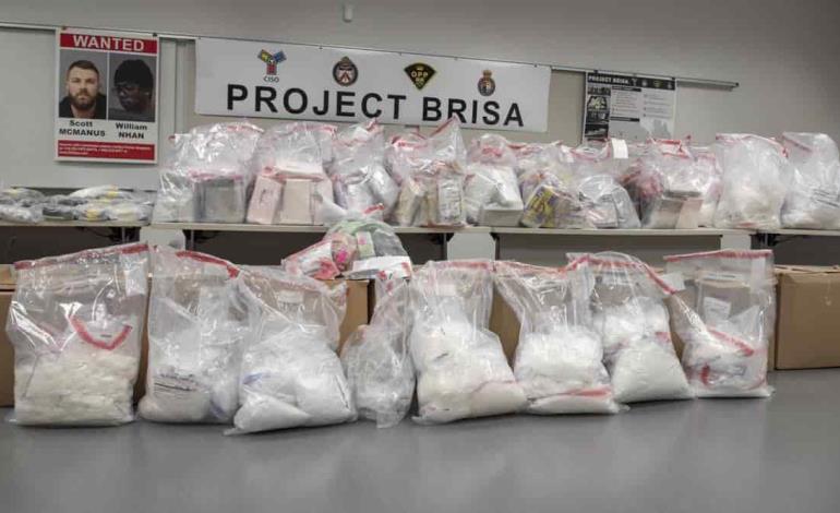 Incautó Canadá  carga de droga 