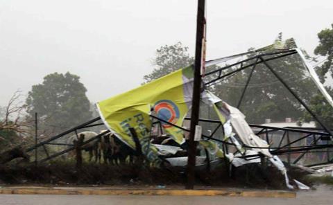 Huracán Nora dejó a cientos de afectados
