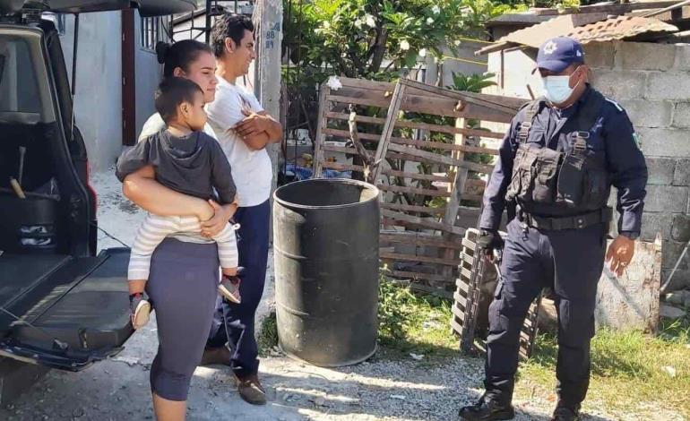 Niño de 2 años andaba en las vías