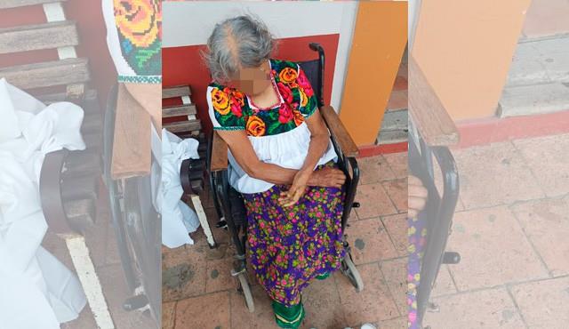 Falleció abuelita afuera de la alcaldía