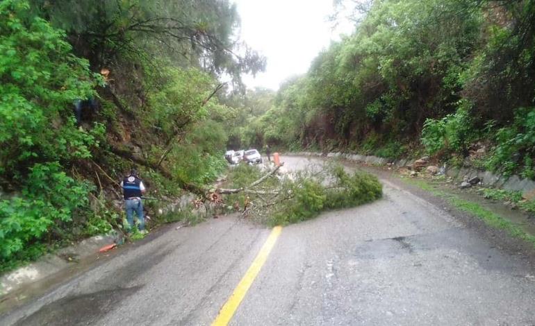 Rocas y escombro invaden tramos