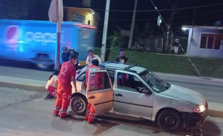 Borracho chocó a una enfermera