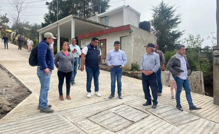 Inauguraron obra de pavimentación