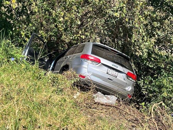 Huejutlense se salió de la carretera