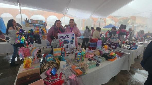 Llevaron a cabo bazar de mujeres emprendedoras en Tlanchinol