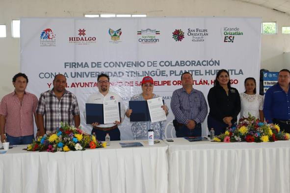 Autoridades y Universidad Trilingüe firmaron convenio en Orizatlán