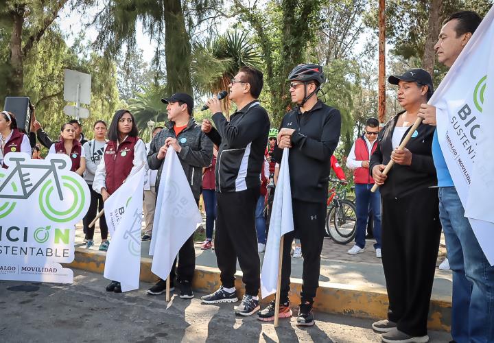 Semot llevó a cabo rodada ciclista y panel de movilidad sustentable