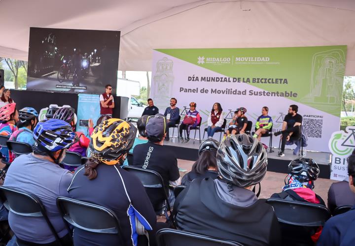 Semot llevó a cabo rodada ciclista y panel de movilidad sustentable