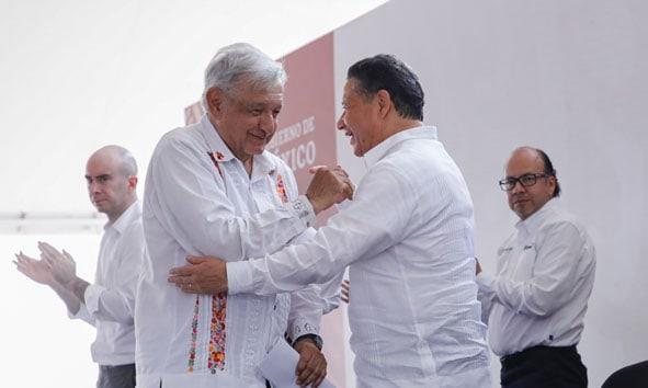 ¡Amor con amor se paga! AMLO y Menchaca supervisan Programas del Bienestar