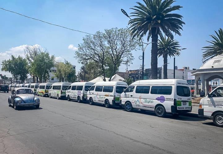 Personas concesionarias reanudan servicio de transporte en Tizayuca