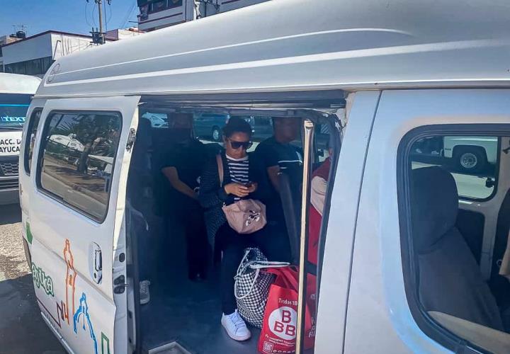Personas concesionarias reanudan servicio de transporte en Tizayuca