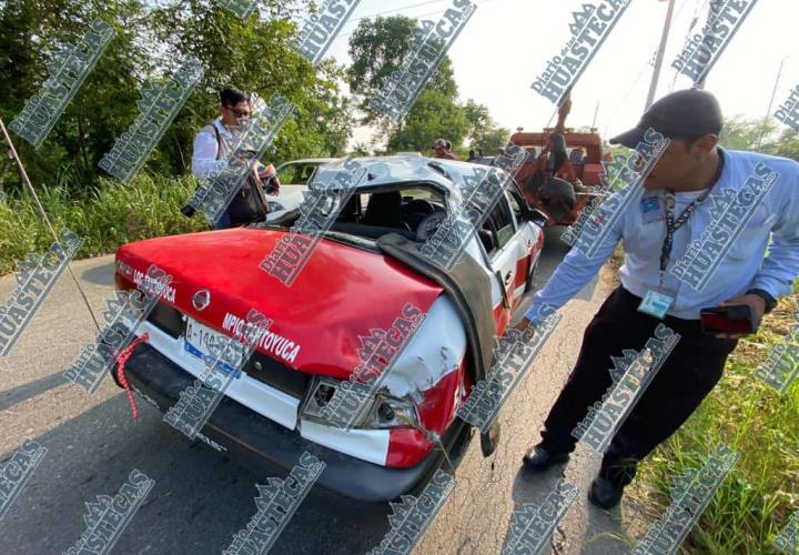 Taxi se fue al barranco