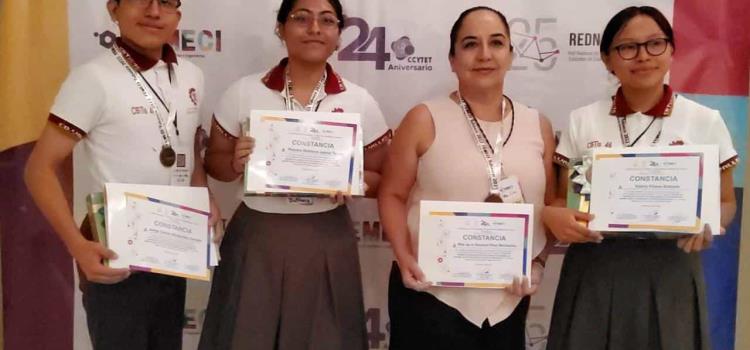 Ganan Tec y CBTIS en Feria de Ciencias