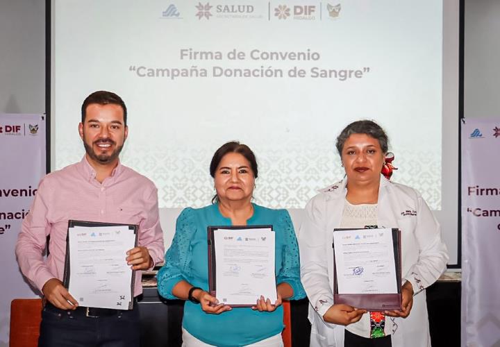 DIFH y Salud estatal unen esfuerzos para promover la donación de sangre 