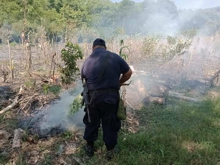 Protección Civil sofocó un incendio de pastizal