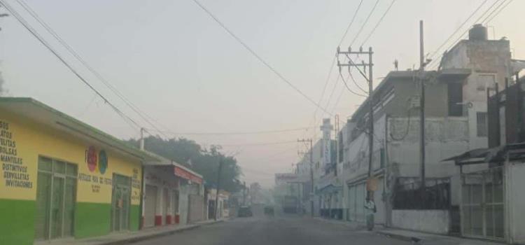 Nube tóxica en el Centro de Valles