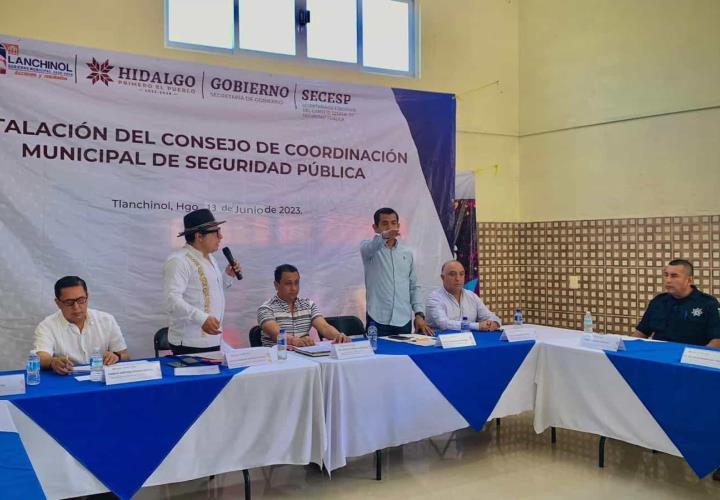 Instalaron Consejo Municipal de Coordinación de Seguridad en Tlanchinol