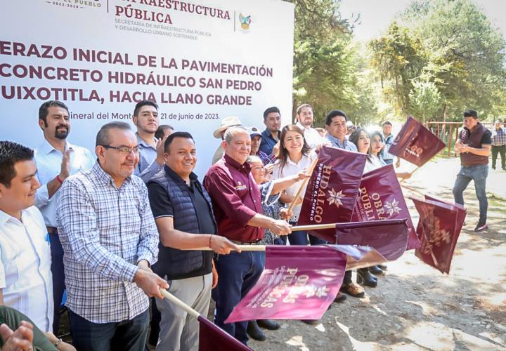 SIPDUS ejecutará camino que interconecte a Real del Monte y Omitlán