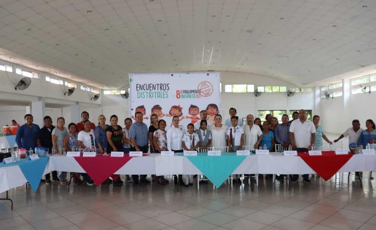 Se reunieron embajadores del 8° parlamento infantil en Orizatlán