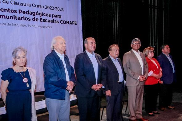 Natividad Castrejón reconoció el trabajo de educadores Comunitarios del CONAFE