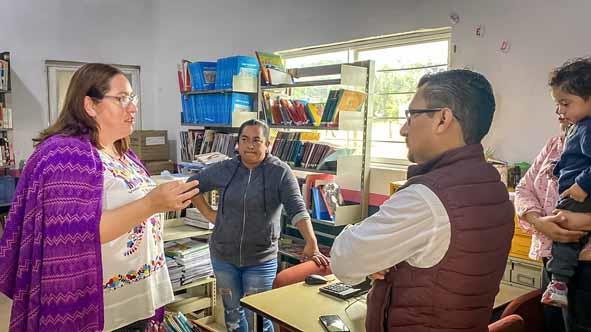 Biblioteca de Metztitlán brinda servicios de primer nivel a población vulnerable