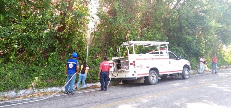 Incendio de monte causó movilización