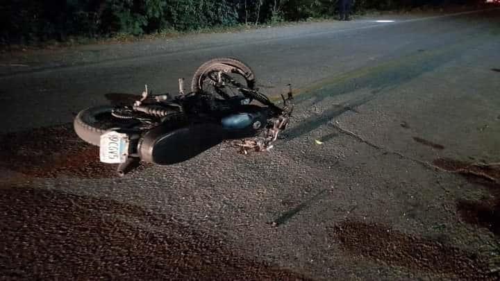 SE MATÓ MOTOCICLISTA