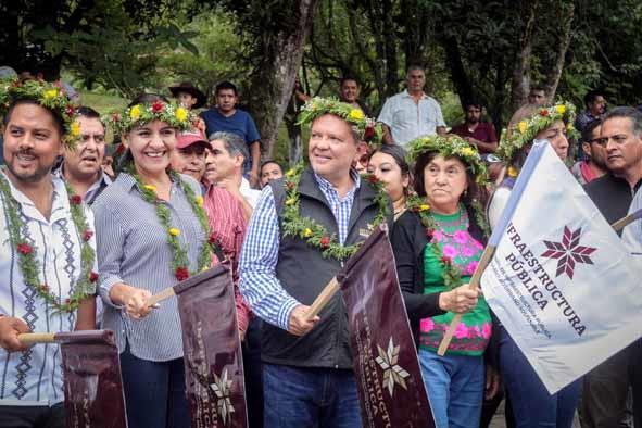 SIPDUS da banderazo de inicio de 7 obras en diferentes regiones de la entidad