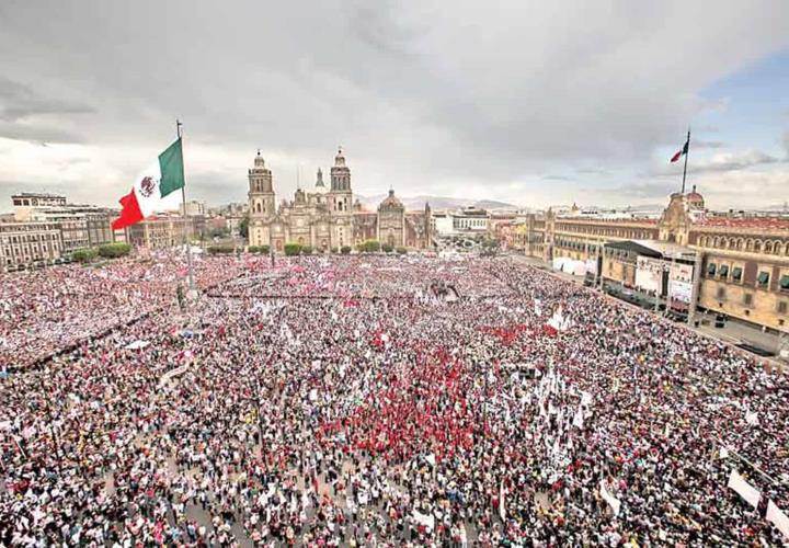 Obrador festejó 5 años de su triunfo electoral