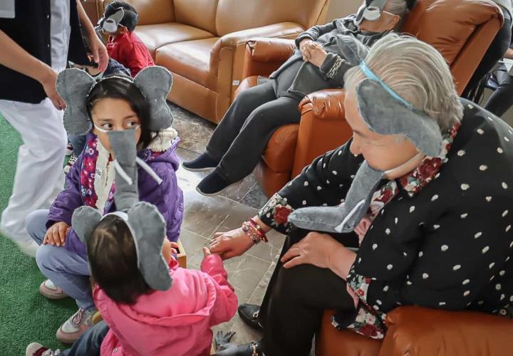 Promueve Edda Vite Encuentros Intergeneracionales en Casa de la Tercera Edad