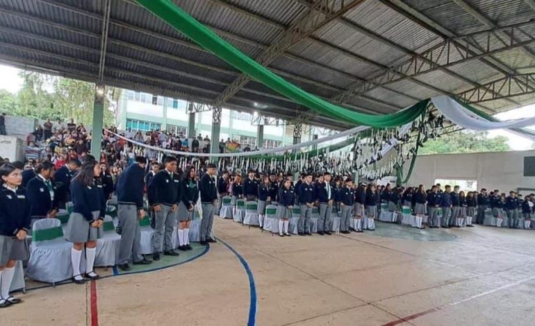 COBAEH Tlanchinol realizó ceremonia de graduación 2023