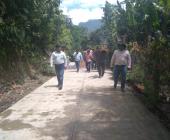 Culminó pavimentación de calle en Coamapil 