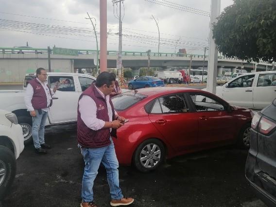 Detectan y aseguran unidad que daba servicio de transporte público