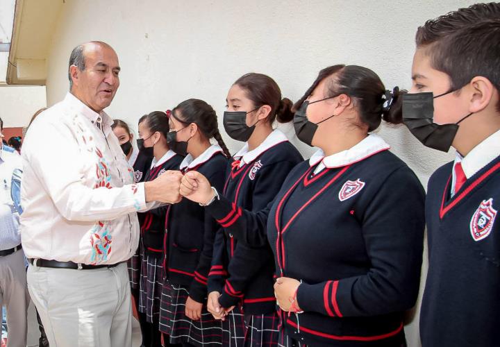 La transformación seguirá llegando a las escuelas de Hidalgo
