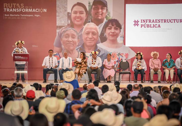 Menchaca anuncia inversión histórica de más de 93 MDP para San Bartolo Tutotepec y Agua Blanca