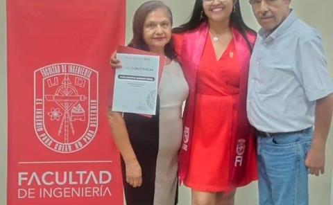 Fernanda Guerrero es el orgullo de su familia