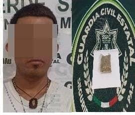 SUJETO PRESO POR  TRAER MARIHUANA