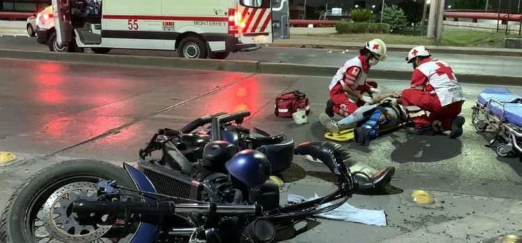 Mujer herida al caer de "moto"