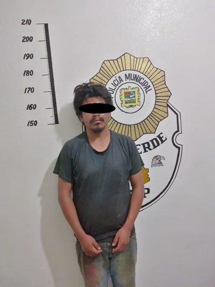 Solitario infractor amaneció preso