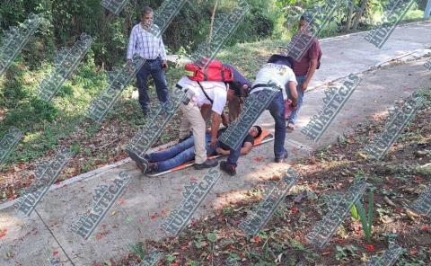 Joven sufrió un golpe de calor  
