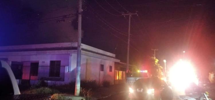 Se incendió  motocicleta