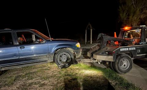 EBRIO CHÓFER QUEDÓ PRESO