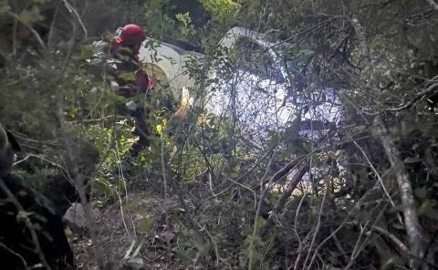 Muerto en volcadura