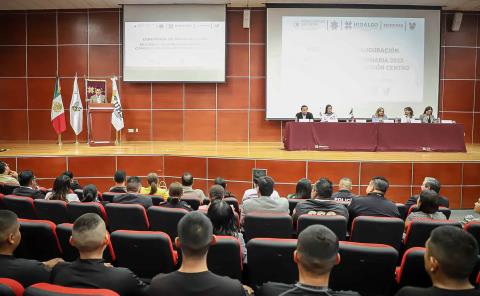 Hidalgo es sede de la reunión regional de 
academias e institutos de formación policial 
