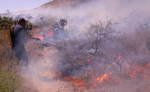 Hubo 5 incendios  en la zona Media