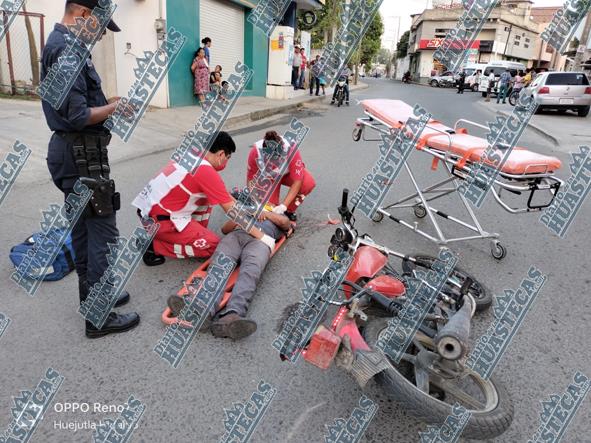 Motociclista chocó contra una Urvan, en Colalambre