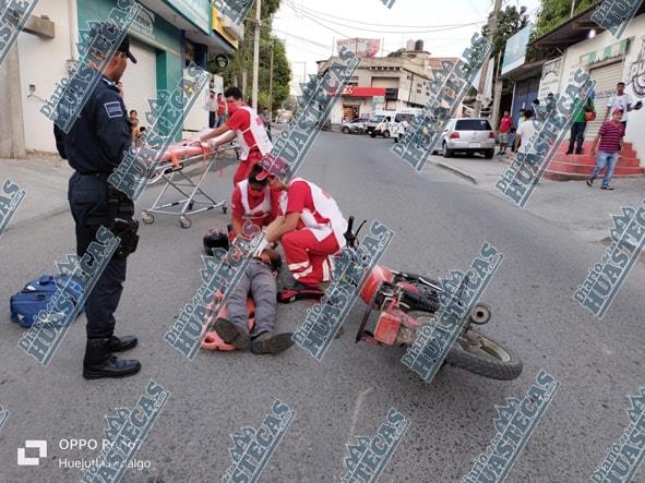 Motociclista chocó contra una Urvan, en Colalambre