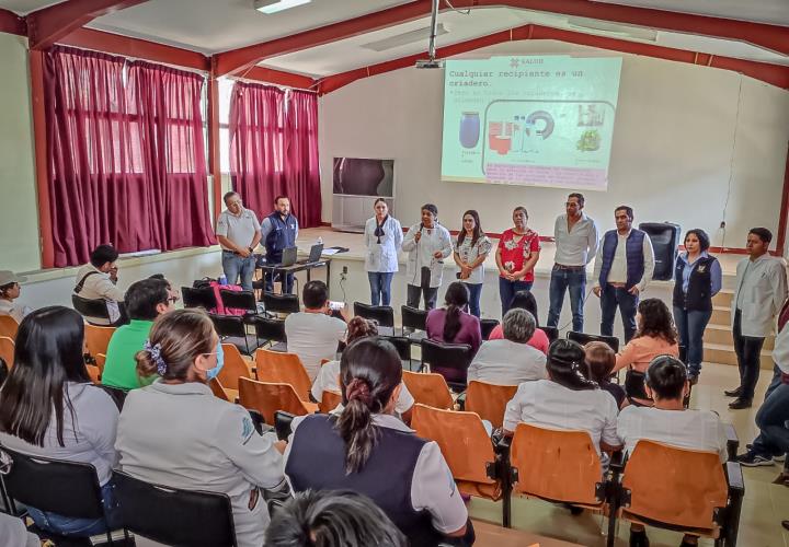 Instruye secretaria de Salud puesta en marcha de estrategias para el combate al dengue en la Jurisdicción Sanitaria de Jacala